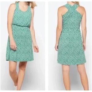 NWOT Stitch Fix Kaileigh Tasha Knit Dress Green Floral Sz‎ S Cottagecore Travel